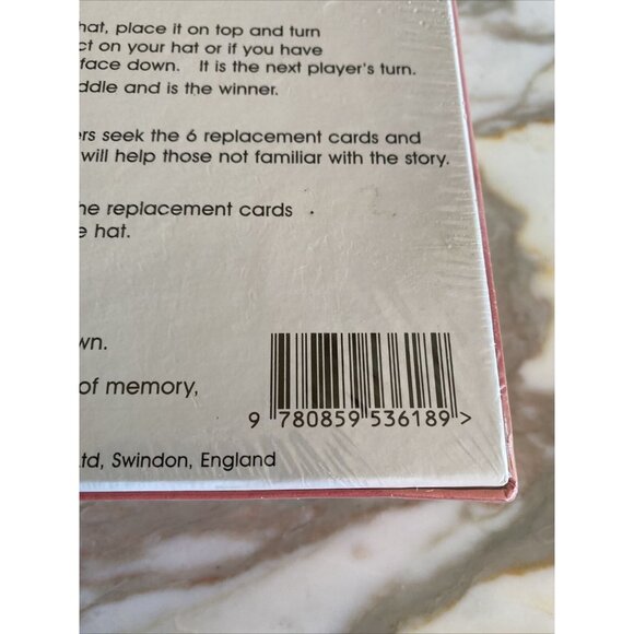 Mrs Honey's Hat Board Game Child's Play Memory Match 1998 - Picture 6 of 6